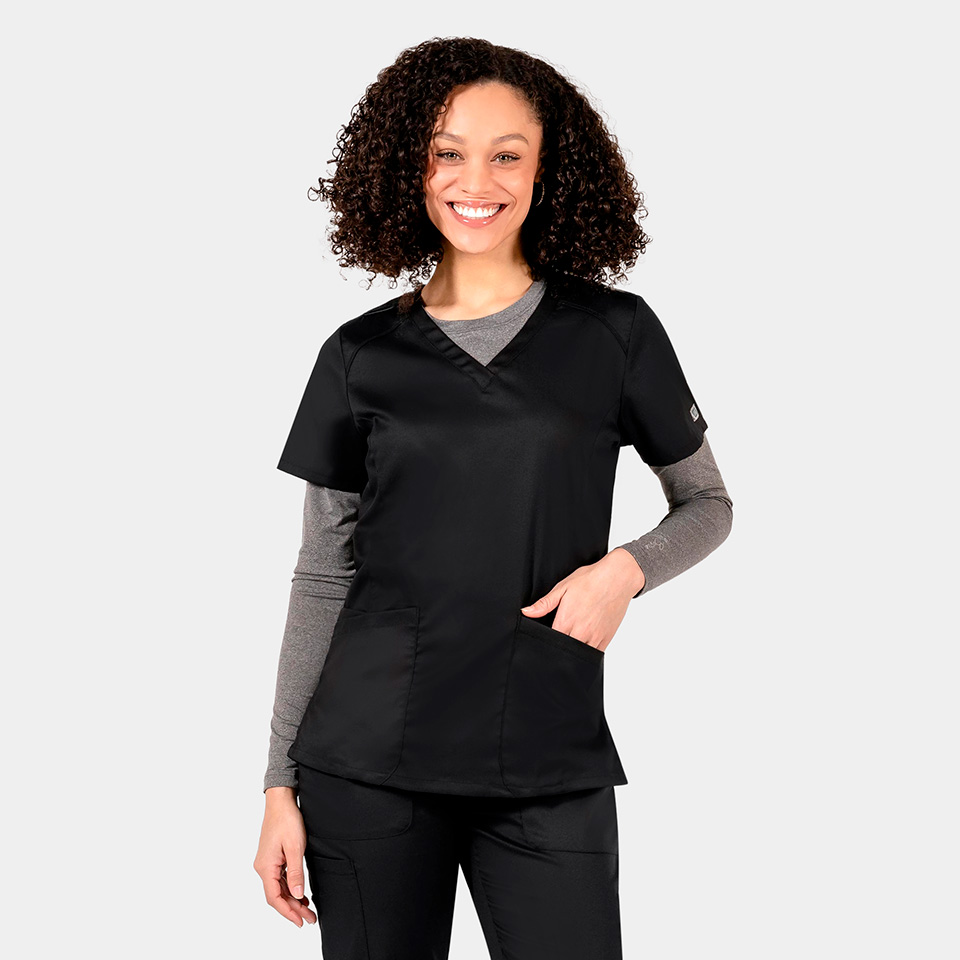 Women  Top  2801  Womens V-Neck Top