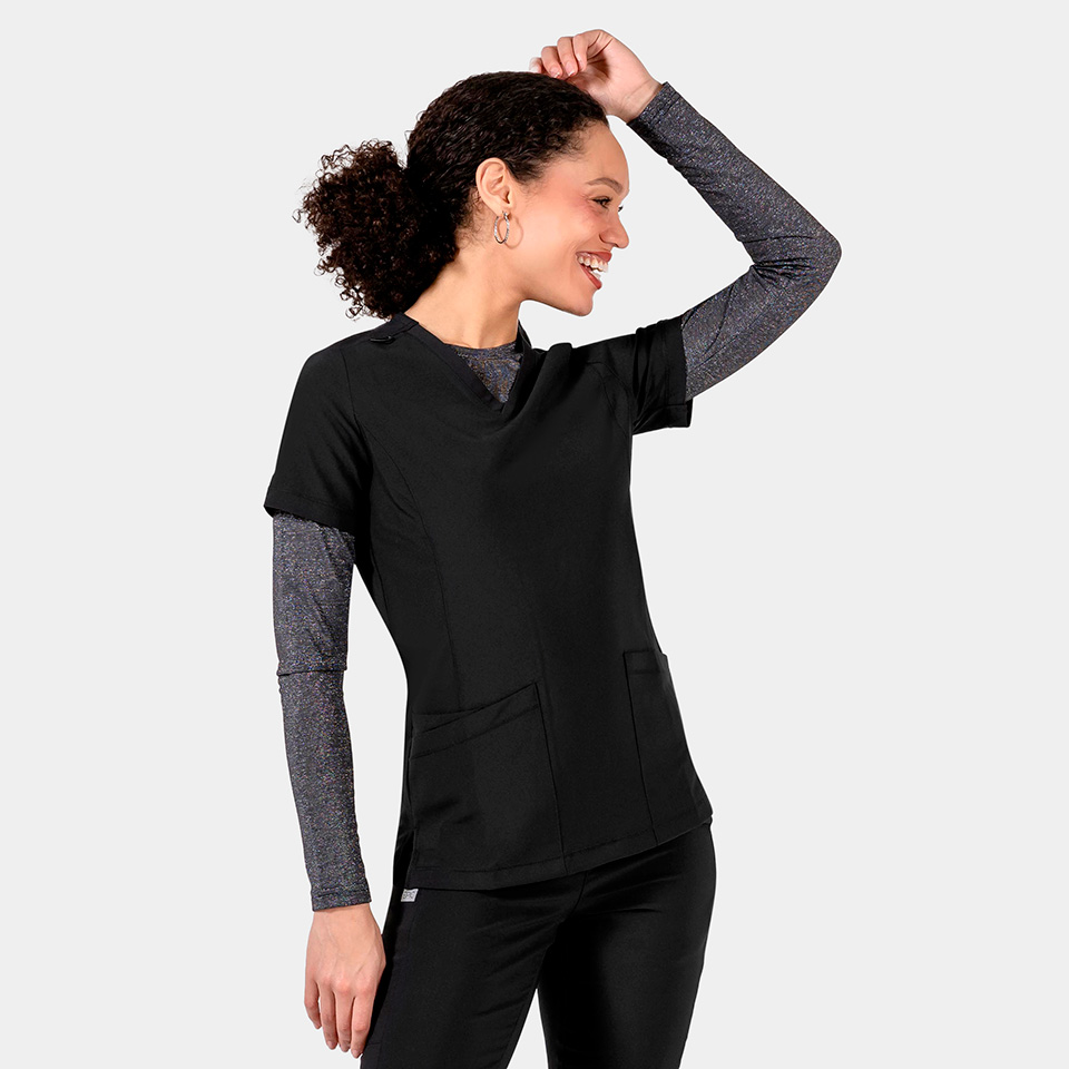 Women  Top  4801  Womens V-Neck Top