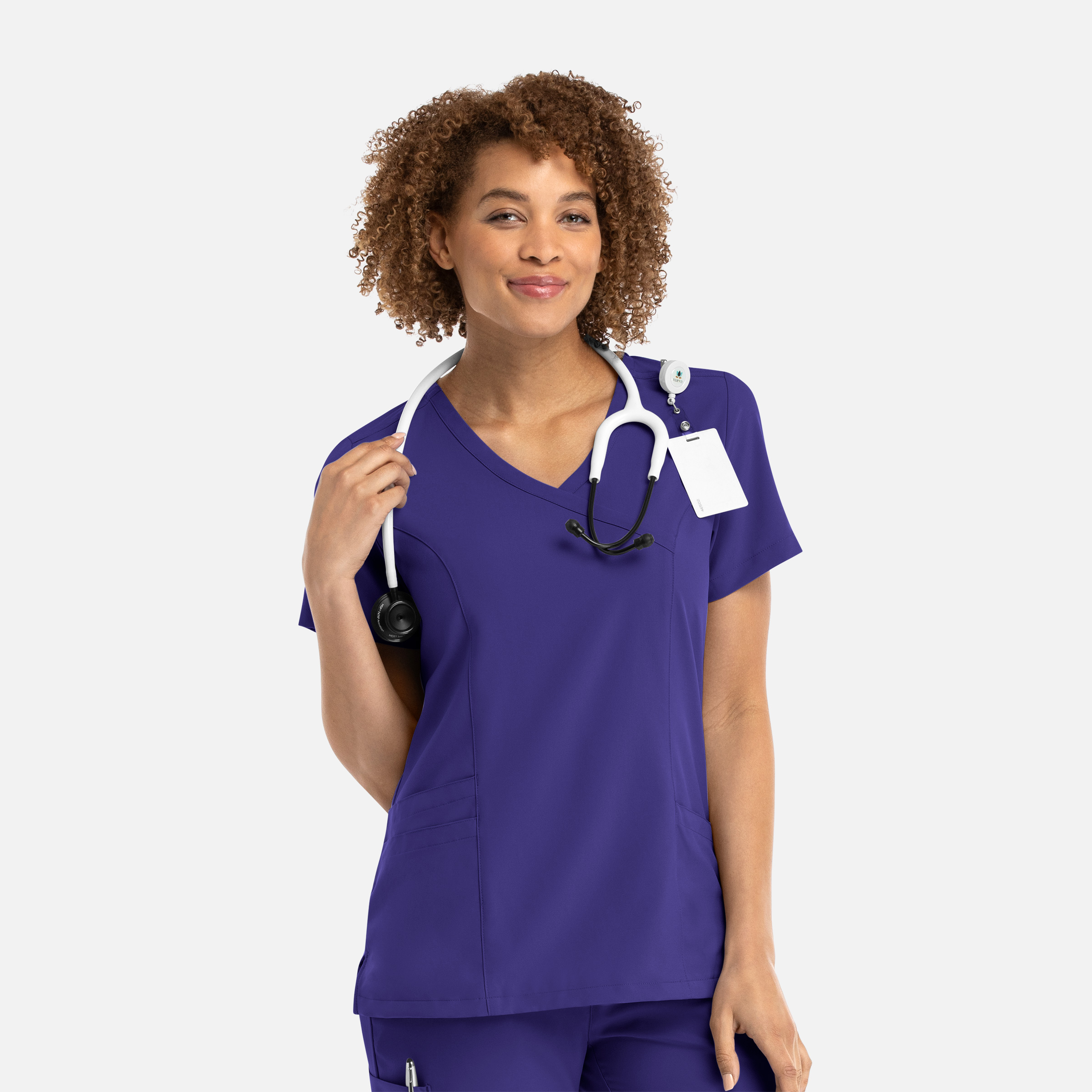 Women  Top  5002  Womens Mock Wrap Top