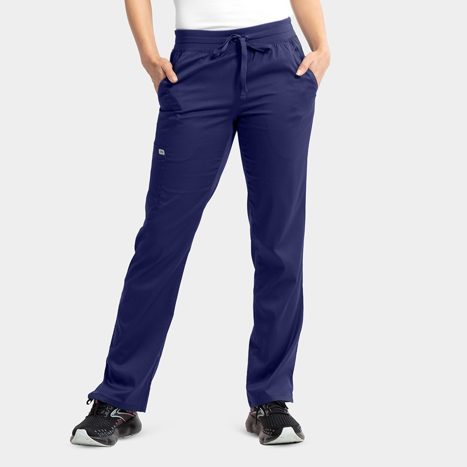 Women  Pant  6802T  Womens Semi-Tapered Pant w/ Yoga Style Waistband Garment Type Tall