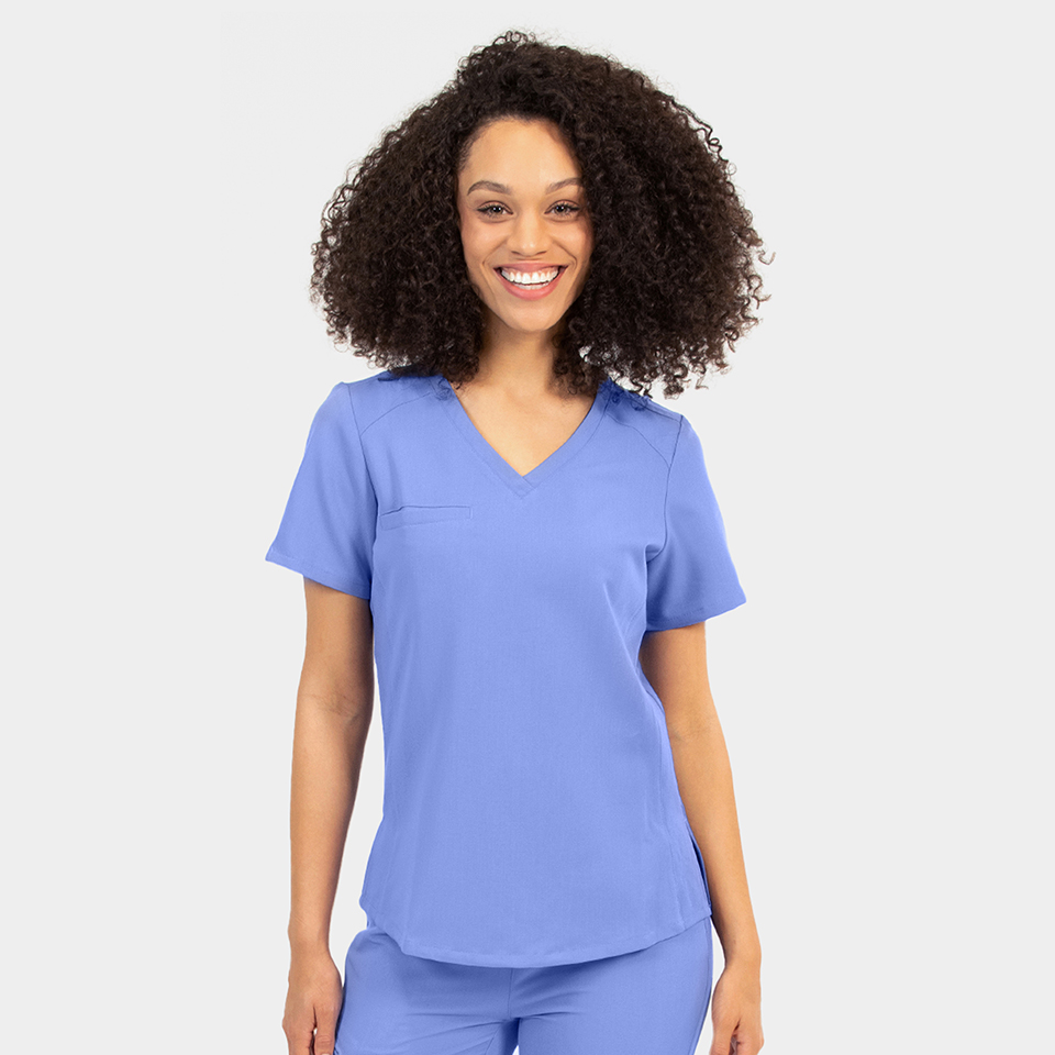 Women  Top  3803  Mens Mid Length Lab Coat